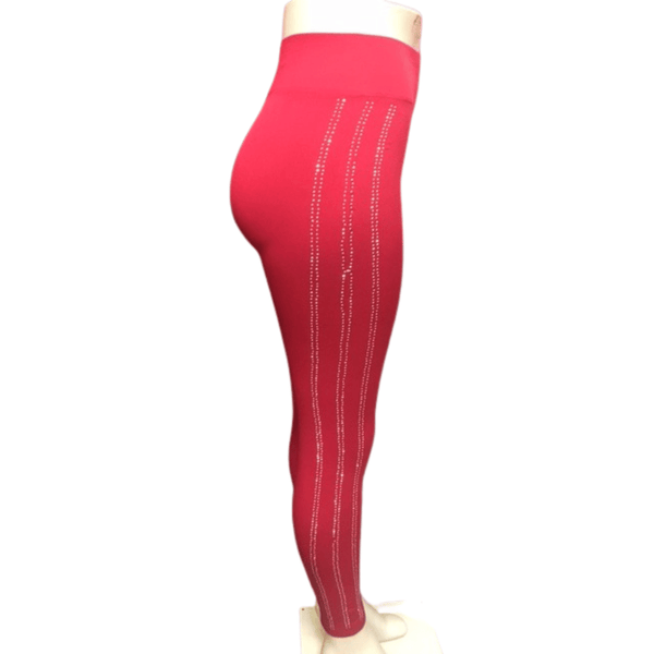 Christmas Legging With Stone Embellished 6 Pack (Size: S/M-L/XL, 3-3)