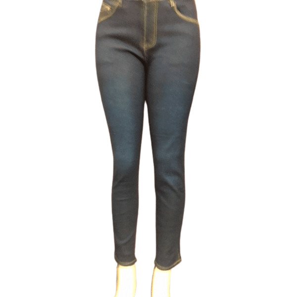 Fur Lined Skinny Jeans 12 Per Pack  (Size:  S/M-L/XL-XXL/XXXL, 4-4-4)