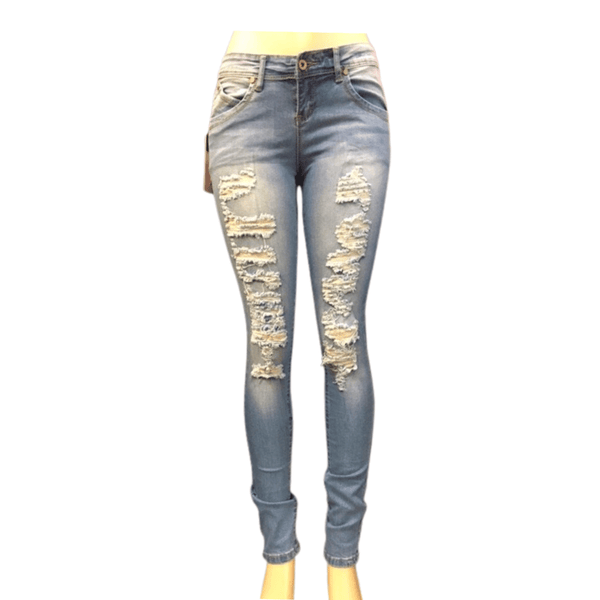 Distressed Skinny Jeans 12 Per Pack (Size: 1-3-5-7-9-11-13, 1-1-3-3-2-1-1)