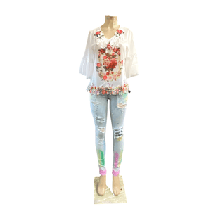 Floral Sheer Fashion Top 6 pack  (Size: S/M-L/XL, 3-3 )